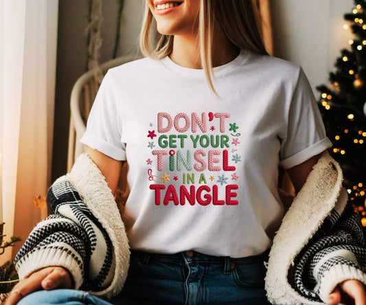 Don't get your Tinsel in a Tangle-Sublimation Design
