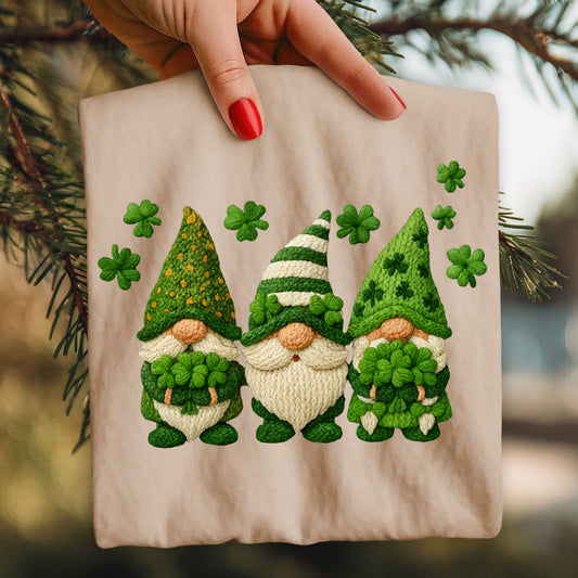 St. Patrick's Day Bows and Gnomes