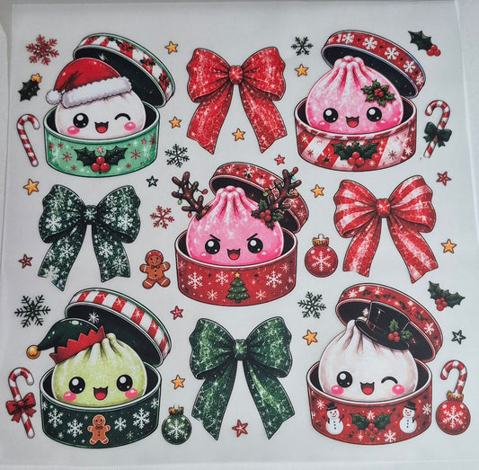 Christmas Dumplings-Transfer Design