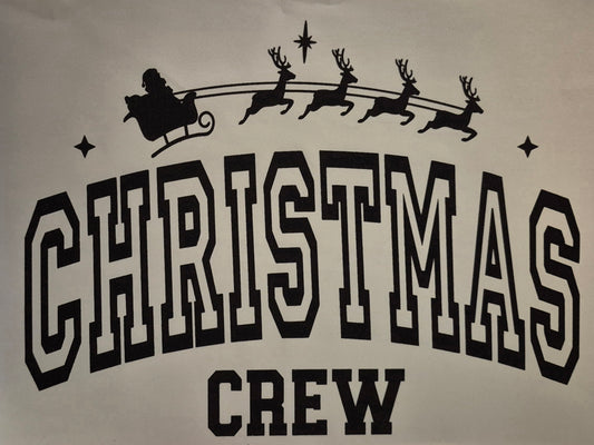 Christmas Crew Santa- Christmas Transfer Design