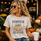 Pumpkin Season Checkered Bow- Sublimation-Vintage Style Design/Halloween T-Shirts/Everyday Fall Top