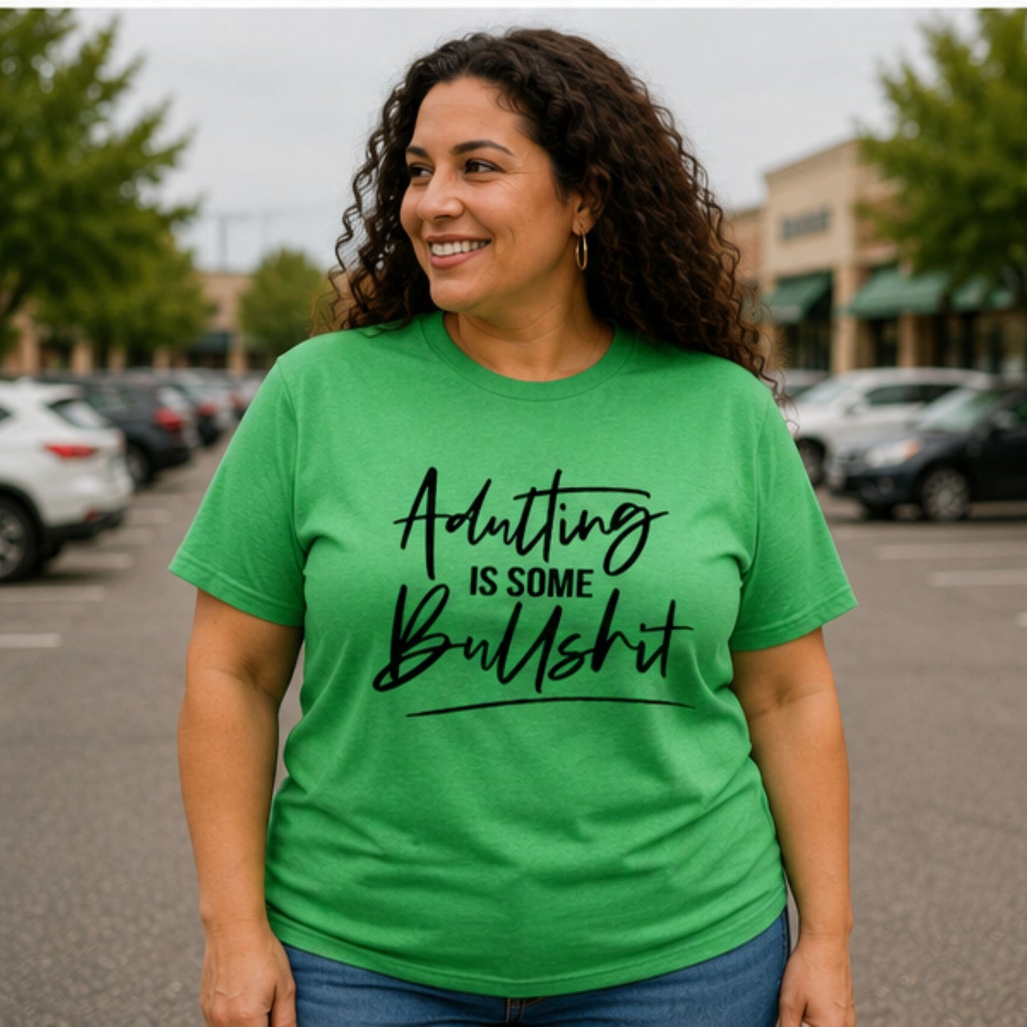 Adulting Is Some Bullshit Graphic Design everyday funny sarcastic t-shirt/Casual everyday shirt, soft and cozy sassy top/Unisex fit
