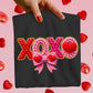 XOXO faux yarn Valentine's Day Graphic Design