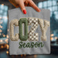 Cozy Season faux yarn design