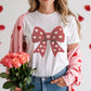 Valentine BOW -faux yarn sublimation design