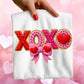 XOXO faux yarn Valentine's Day Graphic Design