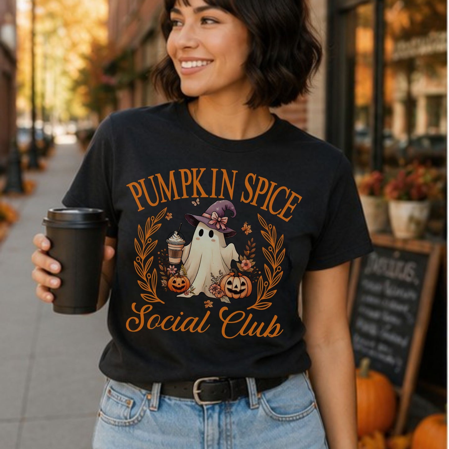 Pumpkin Spice Social Club Ghost Fall Fun