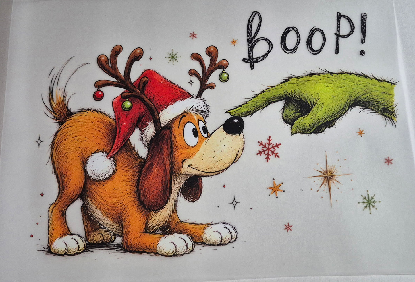 Boop- Christmas Transfer Design