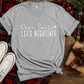 Dear Santa Let's Negotiate Graphic Design T-Shirt/Christmas Tee/Funny Holiday Top/Santa Shirt/Comfy/Soft/Casual wear