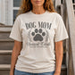 DOG MOM SOCIAL CLUB Vintage Sublimation Style Design/Fur Mom T-Shirt/Fun Dog Momma Tees