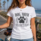 DOG MOM SOCIAL CLUB Vintage Sublimation Style Design/Fur Mom T-Shirt/Fun Dog Momma Tees