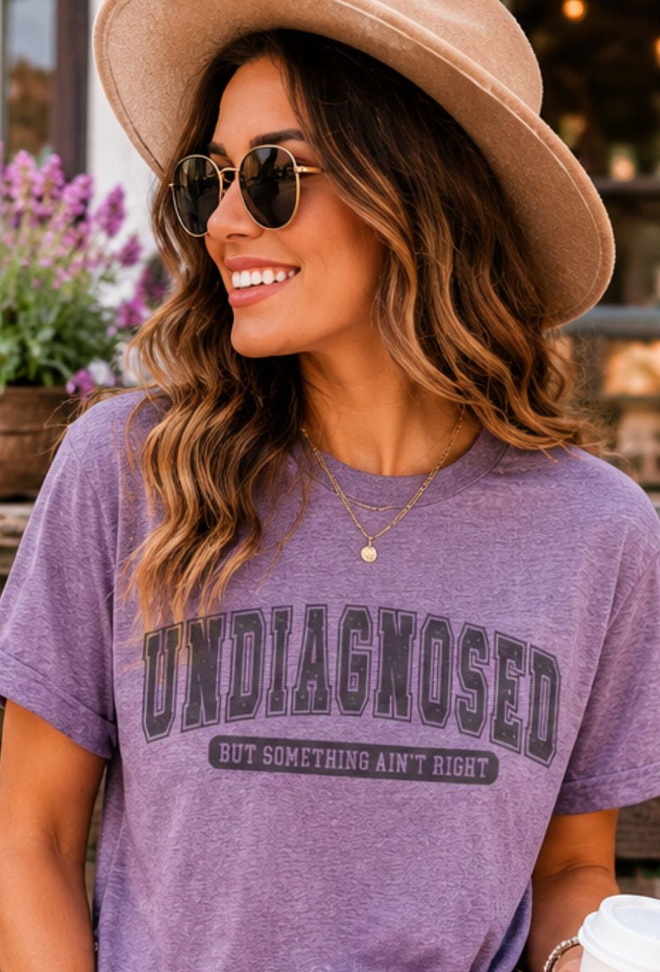 Undiagnosed But Something Ain't Right-Vintage Style Sublimation-Sarcastic Tee