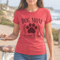 DOG MOM SOCIAL CLUB Vintage Sublimation Style Design/Fur Mom T-Shirt/Fun Dog Momma Tees