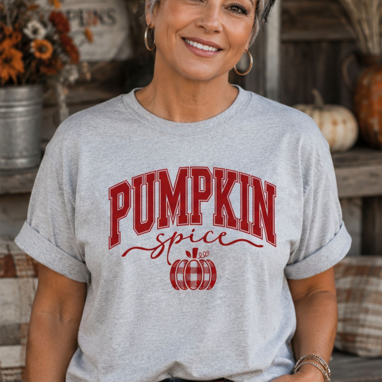 Pumpkin Spice Fall Graphic Tees/Cute Pumpkin Shirt/Everyday Comfy & Cozy Tops