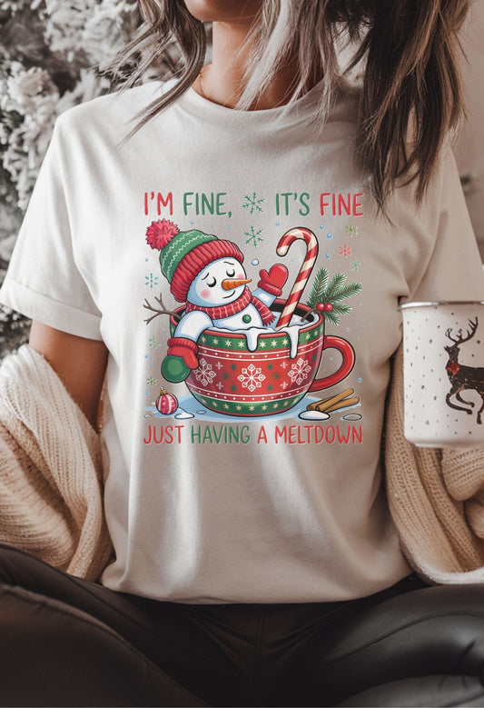 I'm Fine It's Fine just having a meltdown-Sublimation