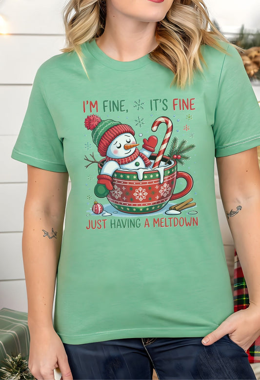 I'm Fine It's Fine just having a meltdown-Sublimation