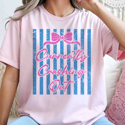 Currently Crashing Out-Vintage Style Sublimation T-Shirt