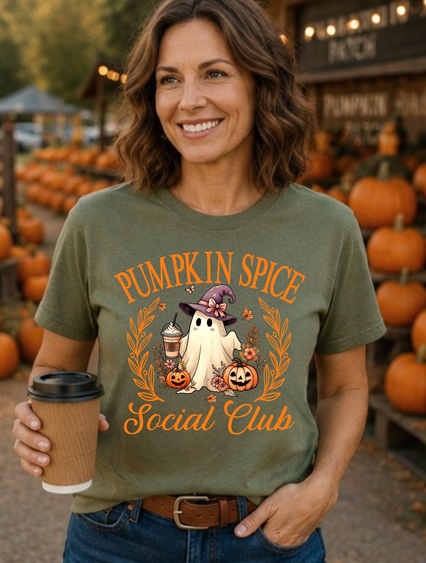 Pumpkin Spice Social Club Ghost Fall Fun