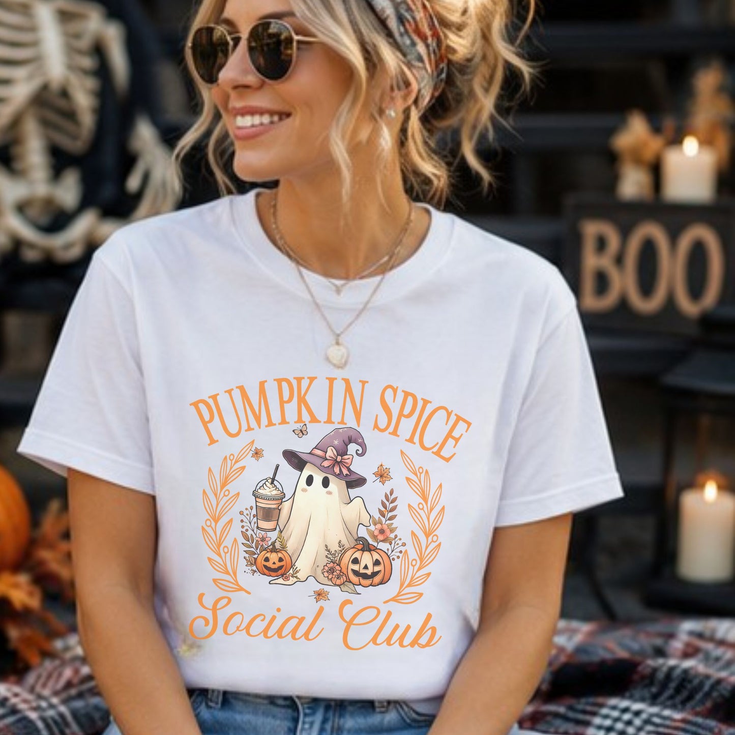 Pumpkin Spice Social Club Ghost Fall Fun