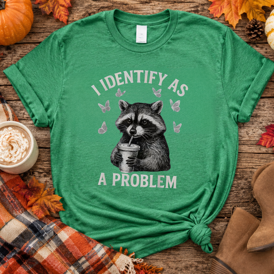 I Identify As A Problem Racoon- Transfer Design