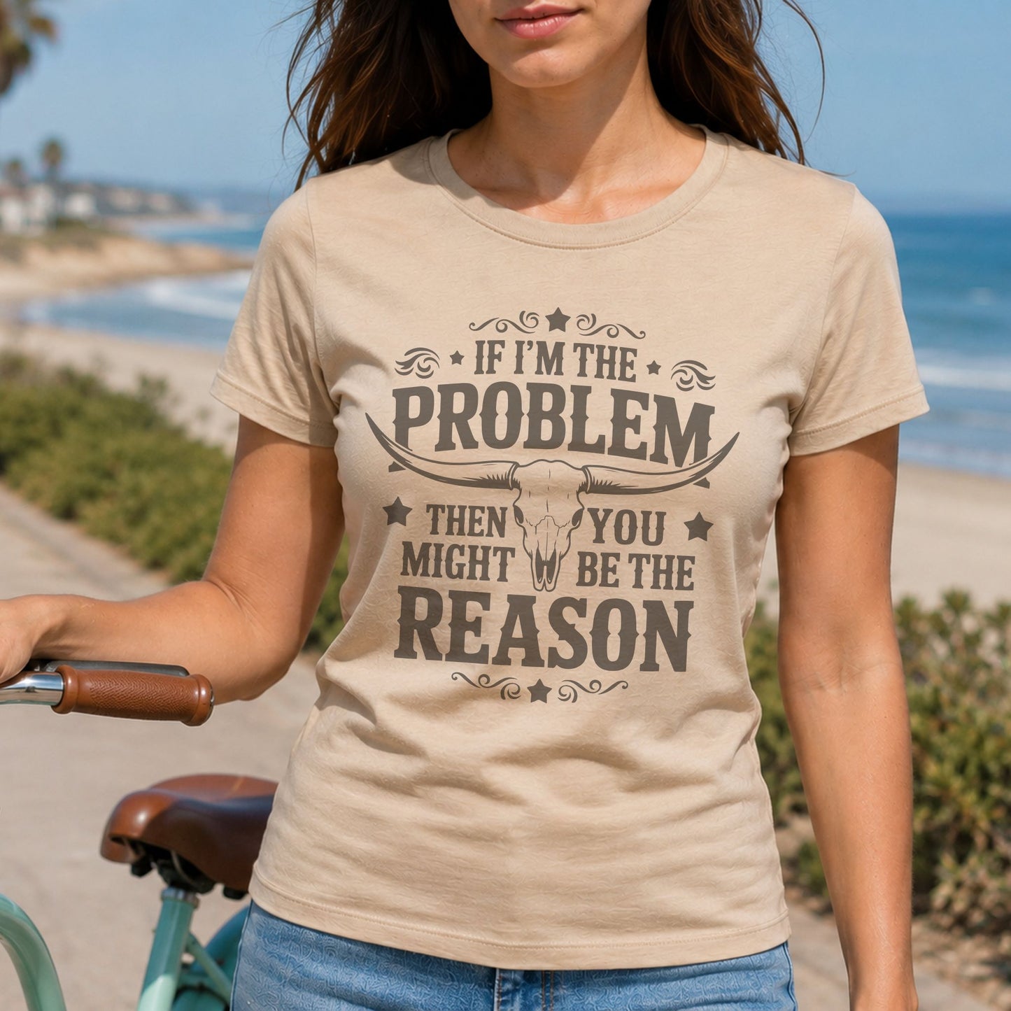 If I'm The Problem- Vintage Sublimation Design Style-Everyday Wear