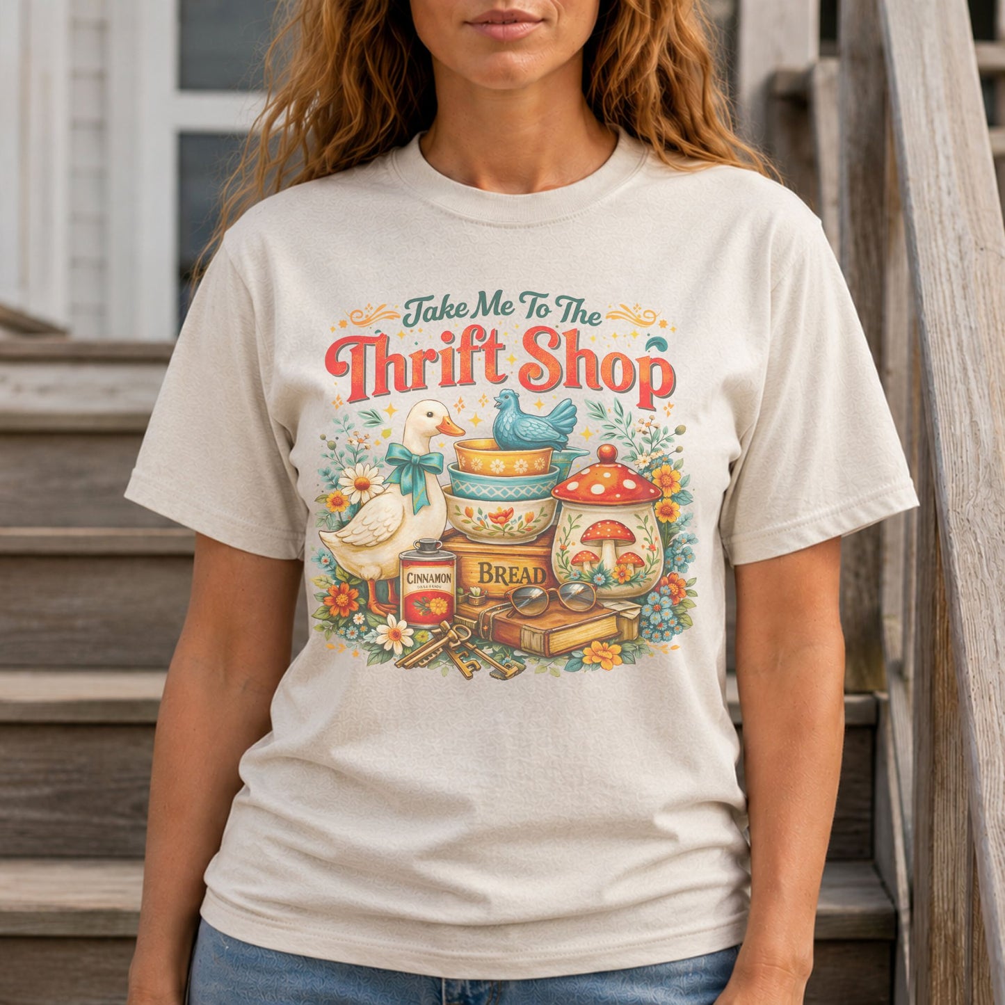Take Me to the Thrift Shop-Vintage Style Sublimation Design