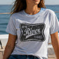 It's River Time-Graphic Design Tee-Summertime-Outdoors-Casual everyday wear/Unisex/Fun T-Shirt/Comfy/Soft Tops