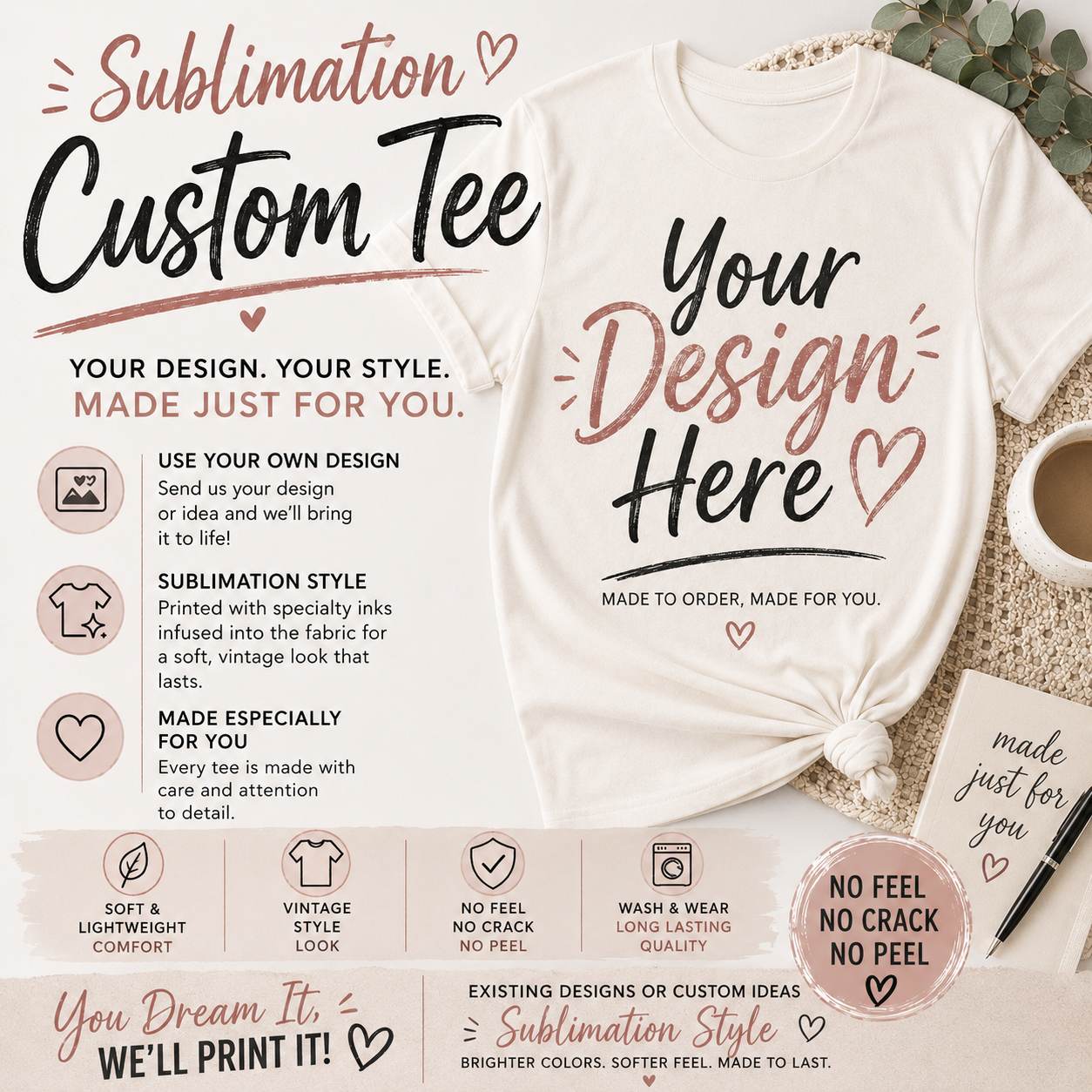 Custom Sublimation Order Design
