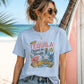 Tequila Cheaper than Therapy-Sublimation Vintage Style-Made to Order- Funny, Comfy, Lightweight T-Shirt