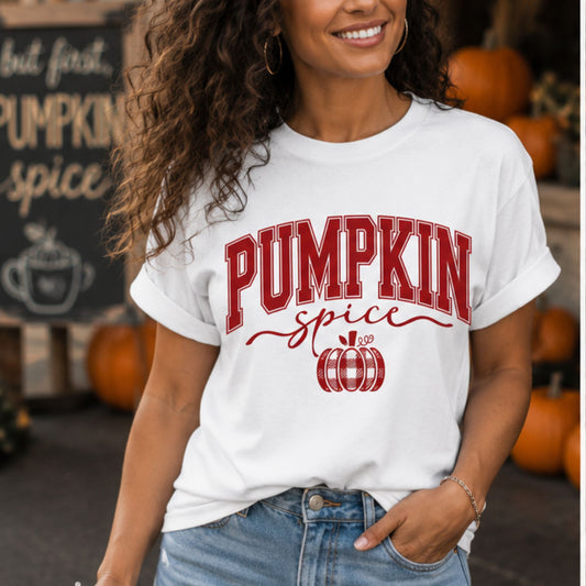 Pumpkin Spice Fall Graphic Tees/Cute Pumpkin Shirt/Everyday Comfy & Cozy Tops