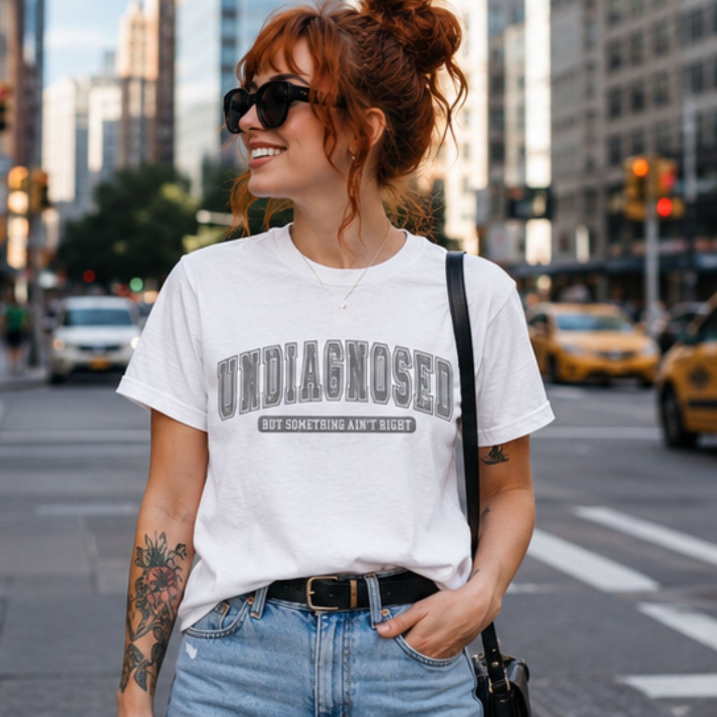 Undiagnosed But Something Ain't Right-Vintage Style Sublimation-Sarcastic Tee